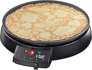 Russell Hobbs Fiesta Crepe Pancake Maker 1000W Non-Stick